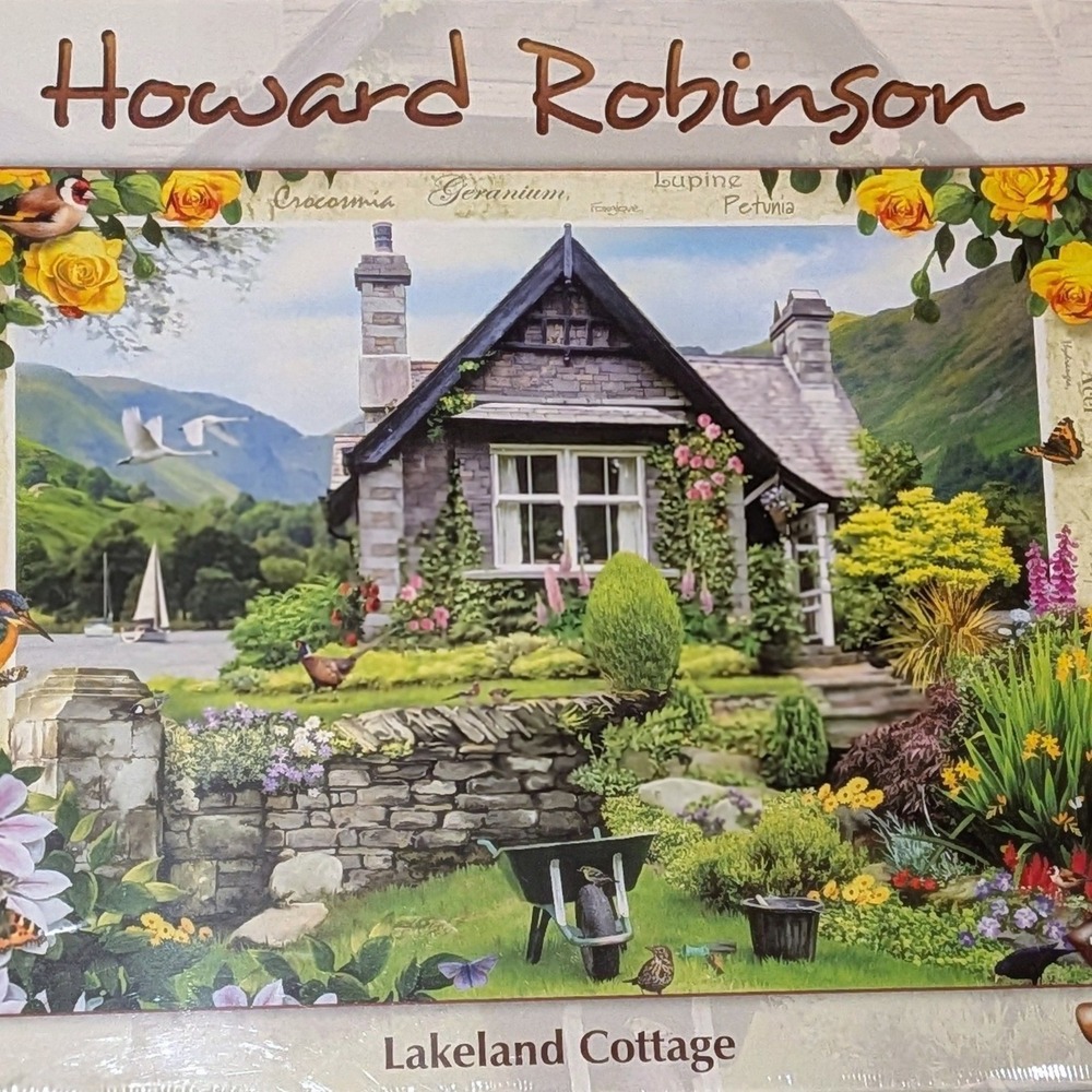 Howard Robinson Lakeland Cottage 1000 Piece Jigsaw Puzzle Holdson New Sealed